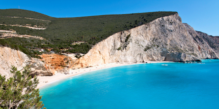 Greece's Porto Katsiki beach makes the perfect July getaway
